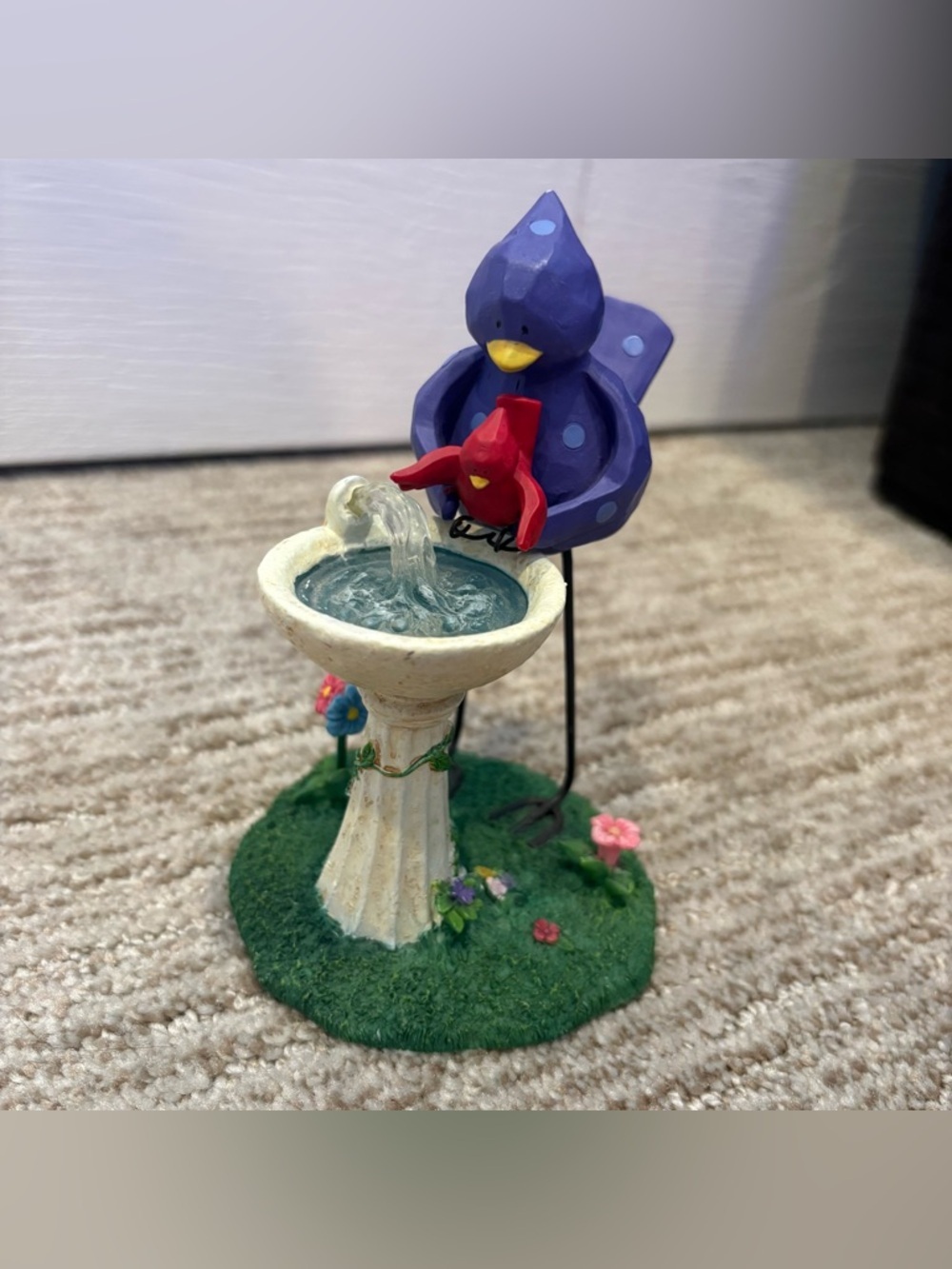 Russ Berrie Tweet Along With Me “Refreshing Moments” #13061 Water Bath Figurine